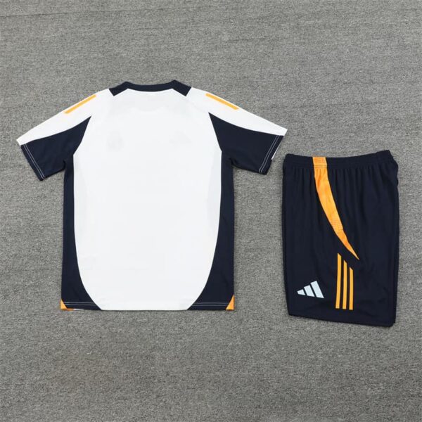 Real Madrid 2024-25 White Short Sleeve Training Kit - Image 4