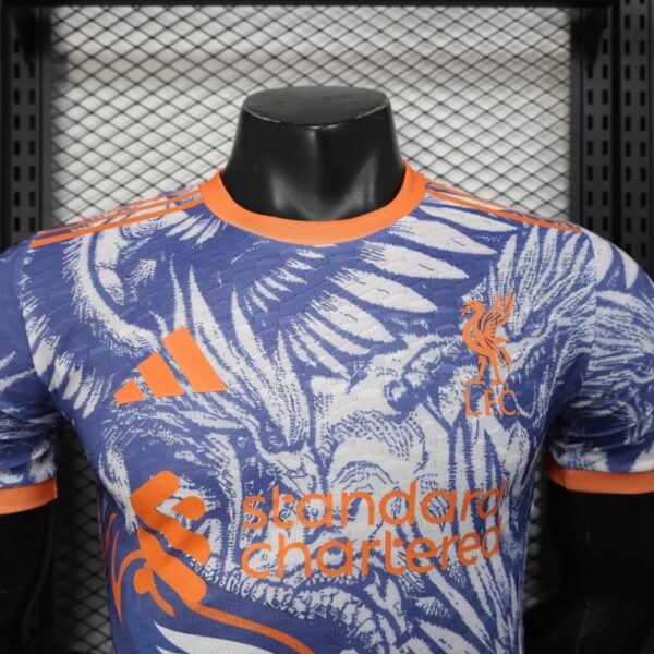 Liverpool 2025-26 Blue & Orange Phoenix Special Edition Jersey Player Version - Image 4