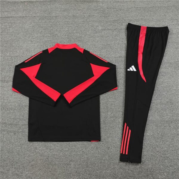 Bayern Munich 2024-25 Black Half Zip Long Sleeve Training Kit - Image 4