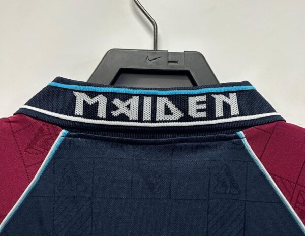 West Ham United 1999-00 Royal Blue Retro Jersey - Image 4