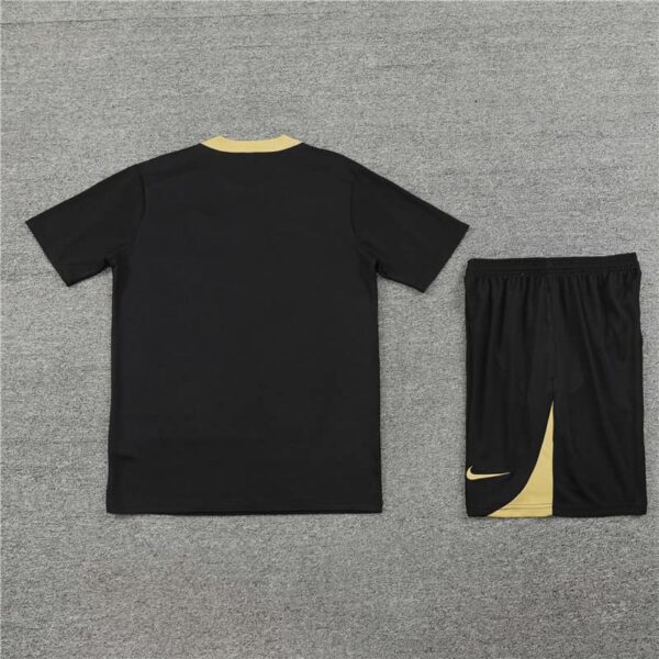 PSG 2024-25 Black Gold Short Sleeve Training Kit - Image 4