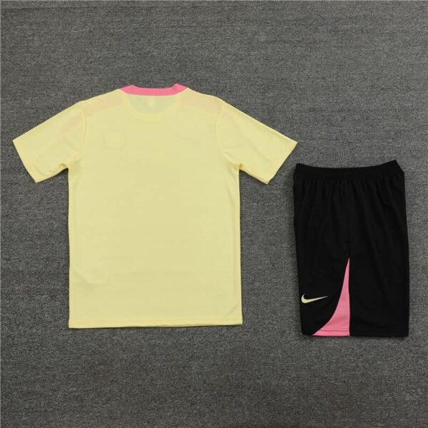 PSG 2024-25 Light Yellow Short Sleeve Training Kit - Image 4