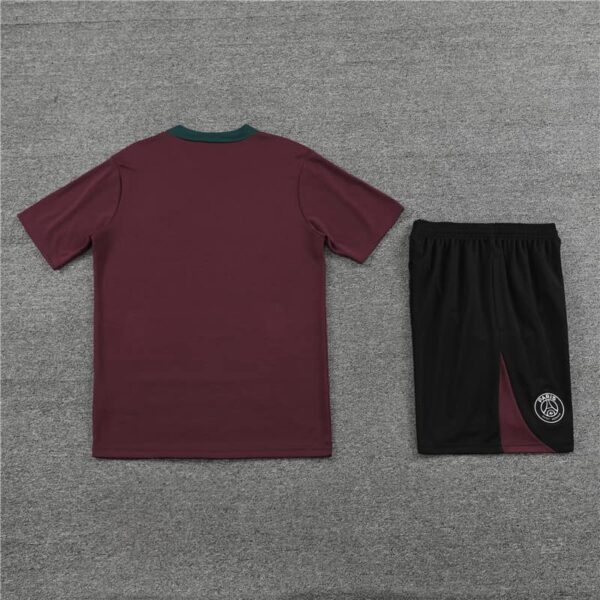 PSG 2024-25 Maroon Short Sleeve Training Kit - Image 4