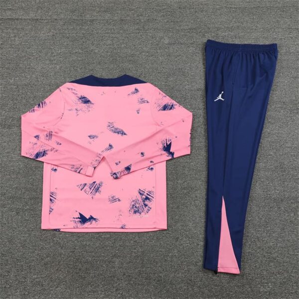 PSG Jordan 2024-25 Pink (Camo Edition) Half Zip Long Sleeve Training Kit - Image 4