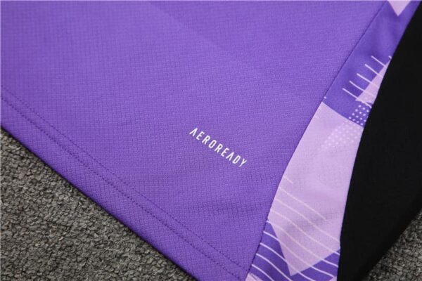 Germany 2024-25 Purple Short Sleeve Training Kit - Image 5