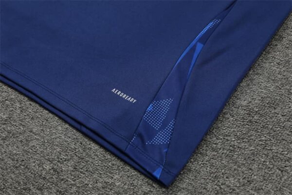 Italy 2024-25 Royal Blue Half Zip Long Sleeve Training Kit - Image 5