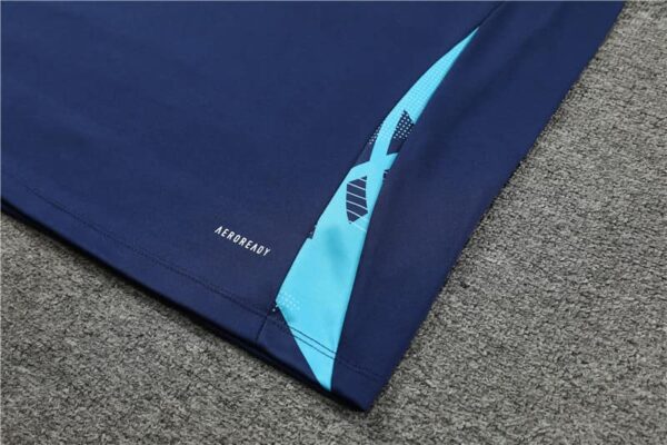 Arsenal 2024-25 Royal Blue Half Zip Long Sleeve Training Kit - Image 5