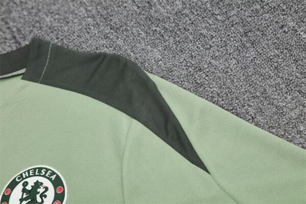 Chelsea 2025-26 Light Green Short Sleeve Training Kit - Image 5