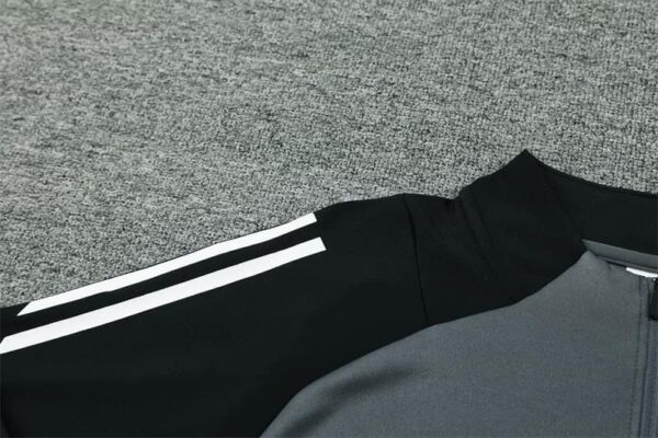 Manchester United 2024-25 Dark Grey Half Zip Long Sleeve Training Kit - Image 5