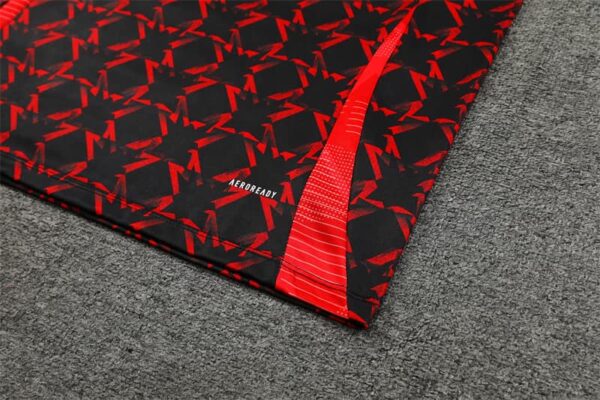 Manchester United 2024-25 Red Black (Camo Edition) Half Zip Long Sleeve Training Kit - Image 5