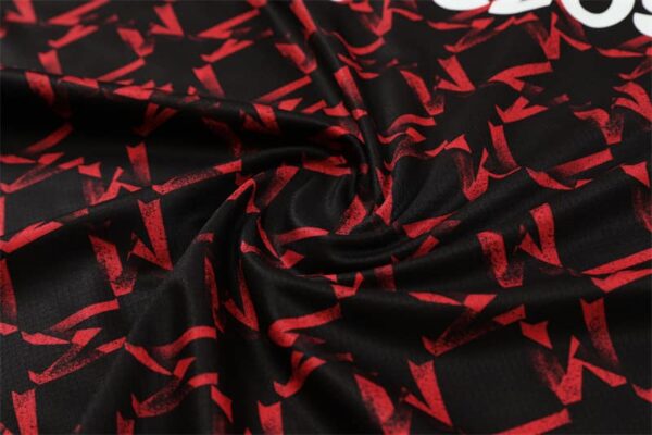 Manchester United 2024-25 Red Black (Camo Edition) Short Sleeve Training Kit - Image 5
