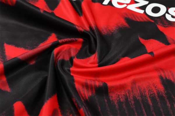 Manchester United 2025-26 Red Black (Camo Edition) Half Zip Long Sleeve Training Kit - Image 5