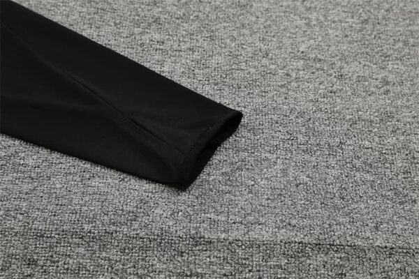 Al-Nassr 2024-25 Black Half Zip Long Sleeve Training Kit - Image 5