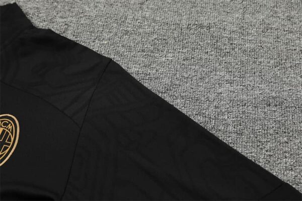 AC Milan 2024-25 Black Half Zip Long Sleeve Training Kit - Image 5