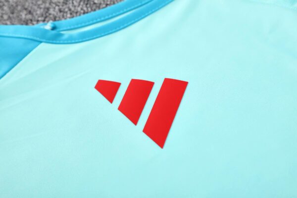 Flamengo 2025-26 Light Blue Vest Training Kit - Image 5