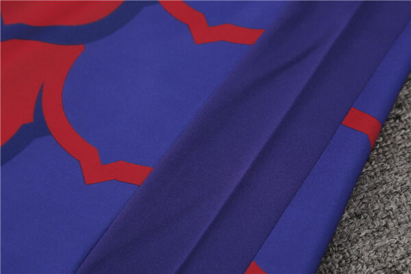 Barcelona 2024-25 Red Blue (Camo Edition) Half Zip Long Sleeve Training Kit - Image 5