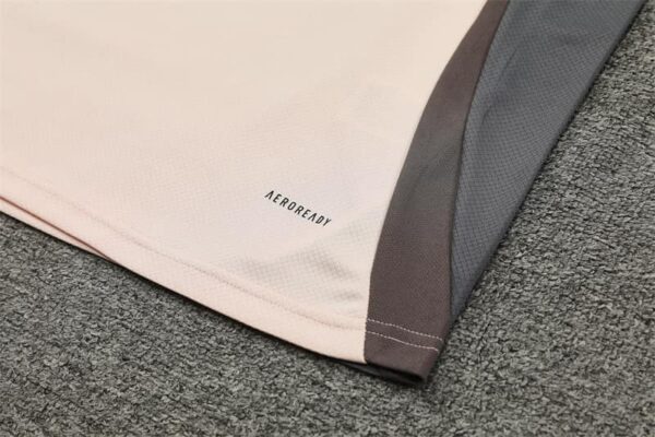 Real Madrid 2024-25 Apricot Short Sleeve Training Kit - Image 5