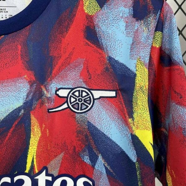 Arsenal 2025-26 Colorful Pre-Match Training Jersey - Image 5