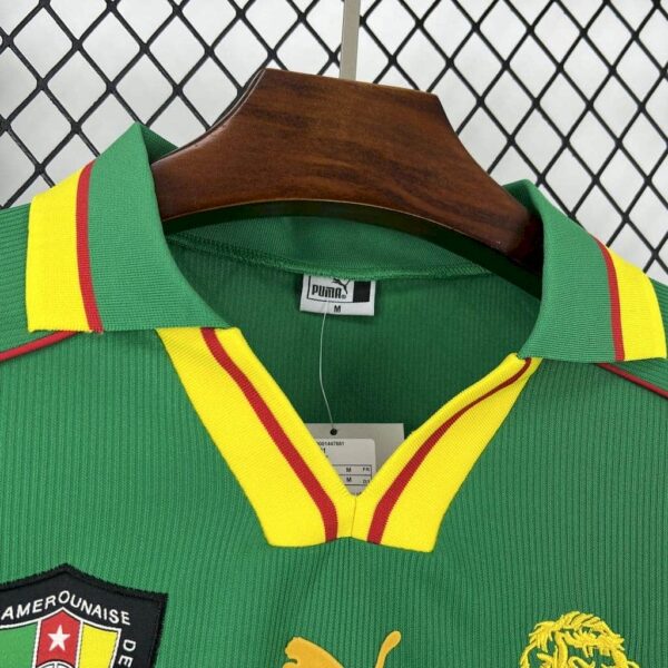Cameroon 1998-99 Home Retro Jersey - Image 5