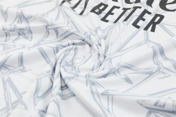 Real Madrid 2024-25 White Grey (Camo Edition) Short Sleeve Training Kit - Image 5