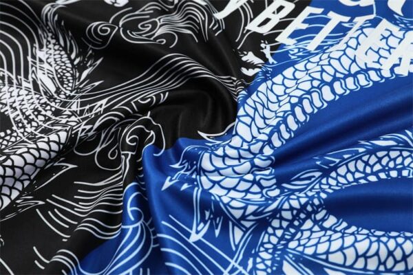 Real Madrid 2025-26 Black Blue  Half Zip Long Sleeve Training Kit - Image 5
