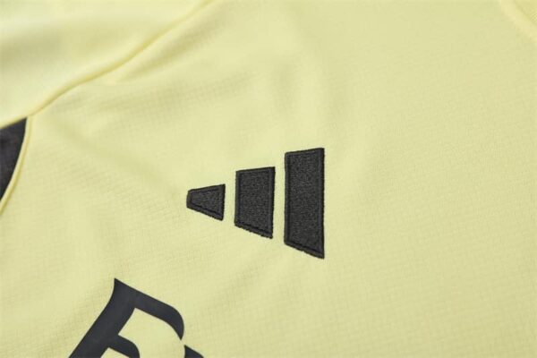 Real Madrid 2025-26 Yellow Short Sleeve Training Kit - Image 5