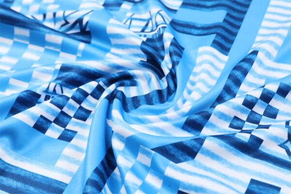 Marseille 2024-25 Light Blue (Camo Edition) Half Zip Long Sleeve Training Kit - Image 5