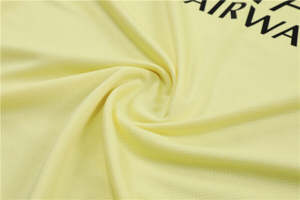 PSG 2024-25 Light Yellow Short Sleeve Training Kit - Image 5