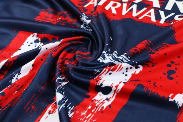 PSG 2024-25 Red Blue (Camo Edition) Half Zip Long Sleeve Training Kit - Image 5