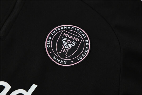 Inter Miami 2025-26 Black Half Zip Long Sleeve Training Kit - Image 6