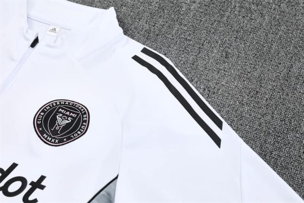 Inter Miami 2025-26 White Half Zip Long Sleeve Training Kit - Image 6