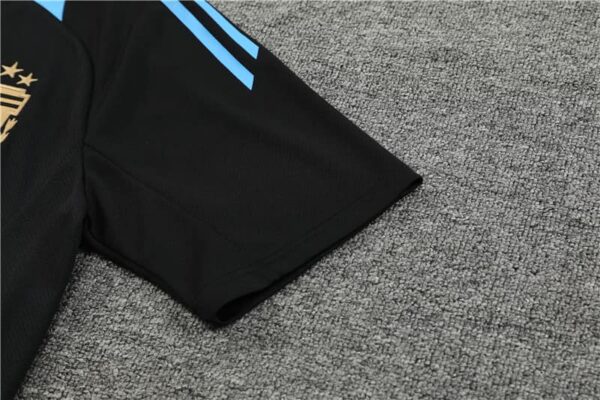 Argentina 2024-25 Black Short Sleeve Training Kit - Image 6