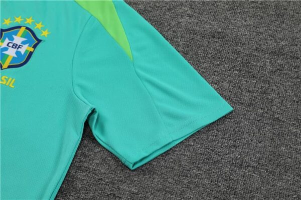 Brazil 2024-25 Green Short Sleeve Training Kit - Image 6