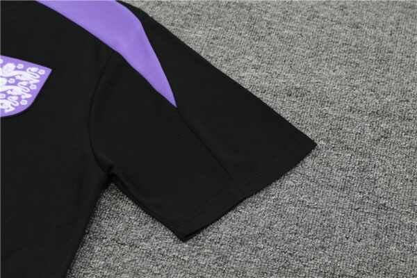England 2024-25 Black Short Sleeve Training Kit - Image 6