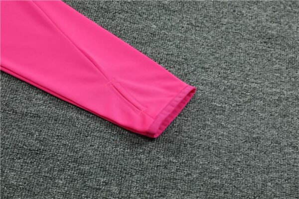 Germany 2024-25 Pink Half Zip Long Sleeve Training Kit - Image 6