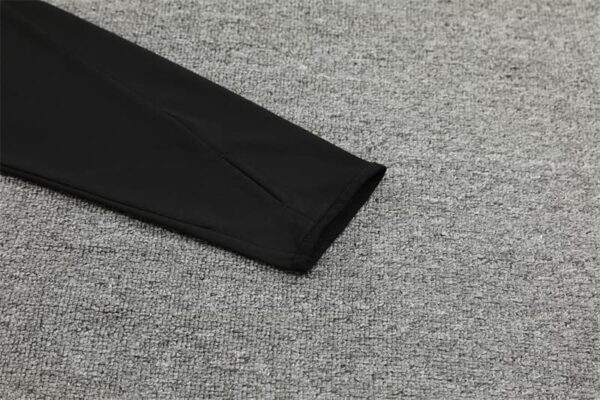 Italy 2024-25 Black Half Zip Long Sleeve Training Kit - Image 6