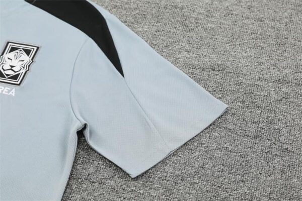 Korea 2024-25 Grey Short Sleeve Training Kit - Image 6