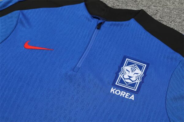 Korea 2024-25 Rainbow Blue Half Zip Long Sleeve Training Kit - Image 6