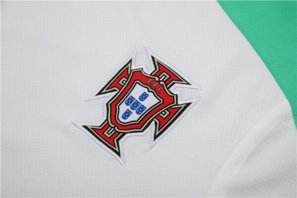 Portugal 2024-25 White Short Sleeve Training Kit - Image 6