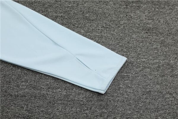 Spain 2024-25 Light Blue Half Zip Long Sleeve Training Kit - Image 6