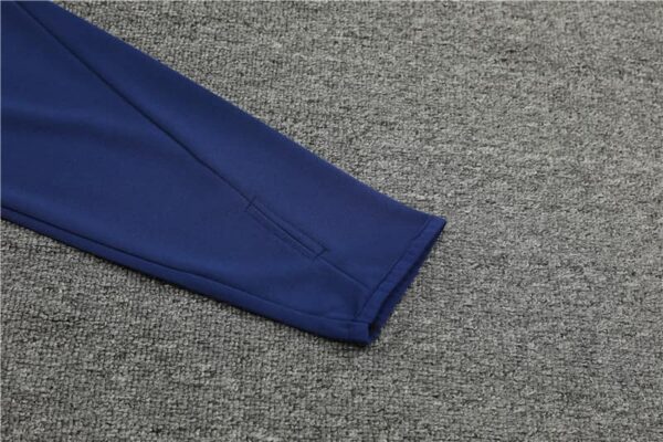 Spain 2024-25 Royal Blue Half Zip Long Sleeve Training Kit - Image 6