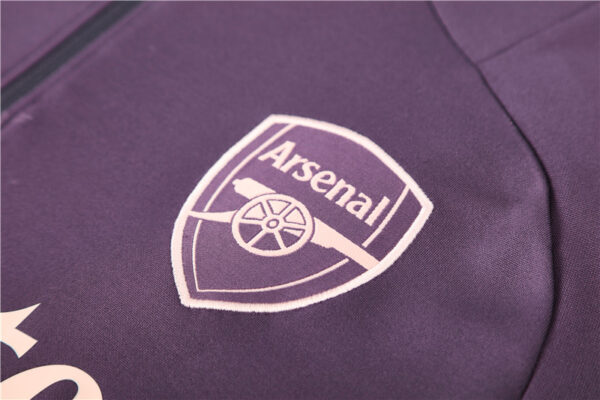 Arsenal 2024-25 Purple Half Zip Long Sleeve Training Kit - Image 6