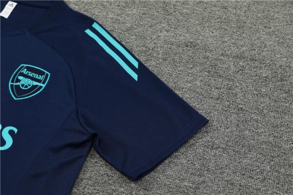 Arsenal 2024-25 Royal Blue Short Sleeve Training Kit - Image 6