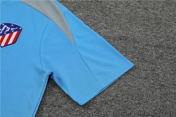 Atletico Madrid 2024-25 Light Blue Short Sleeve Training Kit - Image 6