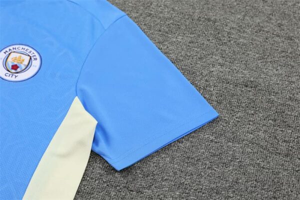 Manchester City 2024-25 Light Blue Short Sleeve Training Kit - Image 6