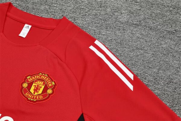 Manchester United 2024-25 Red Short Sleeve Training Kit - Image 6