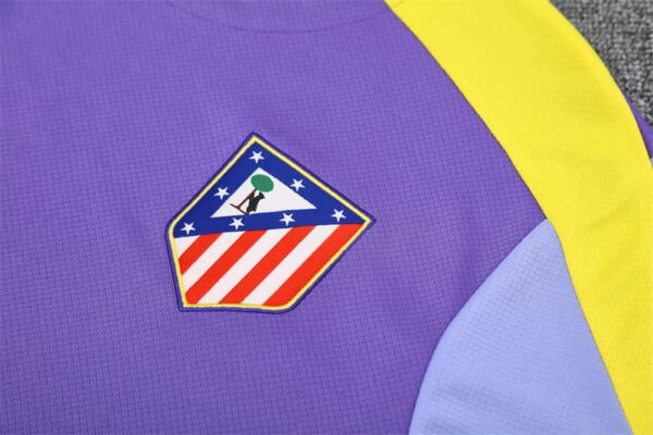 Atletico Madrid 2025-26 Purple Short Sleeve Training Kit - Image 6