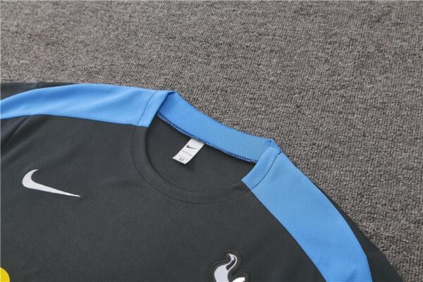 Tottenham Hotspur 2024-25 Dark Grey Short Sleeve Training Kit - Image 6