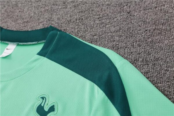 Tottenham Hotspur 2024-25 Light Green Short Sleeve Training Kit - Image 6