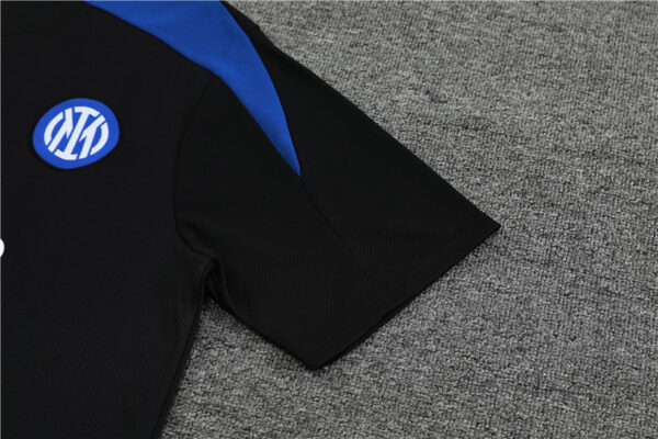 Inter Milan 2024-25 Black Short Sleeve Training Kit - Image 6